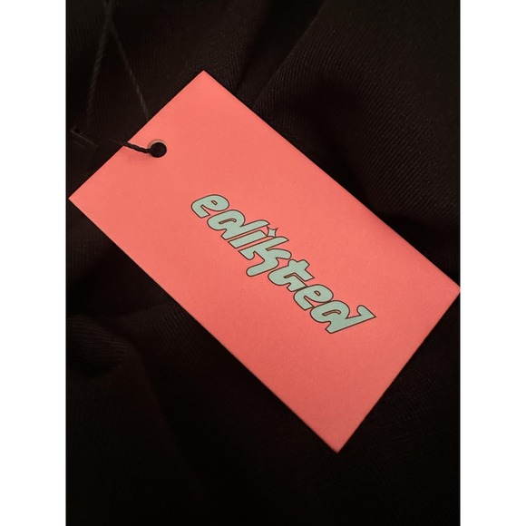 Edikted Dress Womens Large Black Off Shoulder Long Sleeve Maxi Bodycon S14961 - Picture 12 of 16